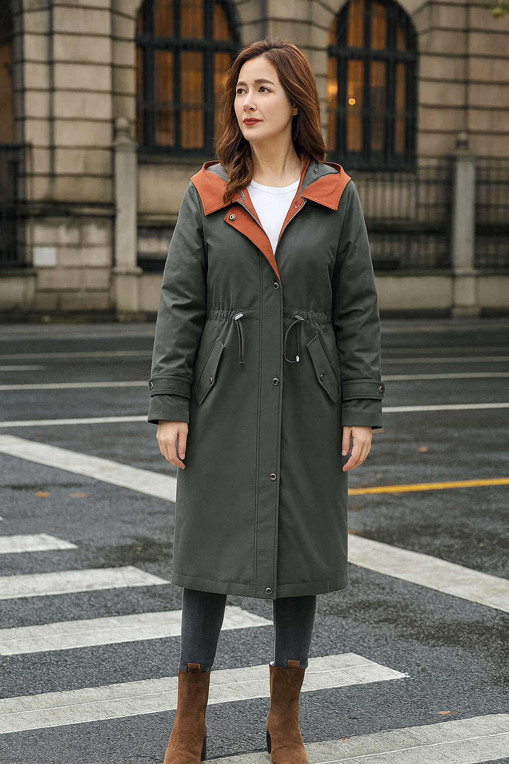 ArcticCharm™ - Hooded Parka Coat.