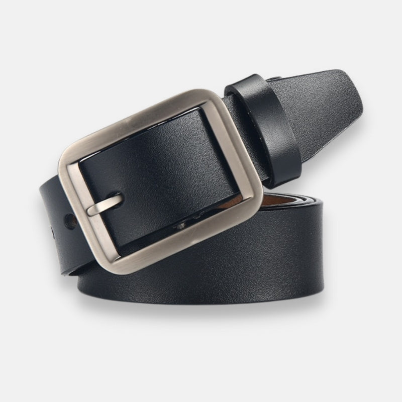 Men’s Leather Belt – Classic Formal Smart Casual Belt