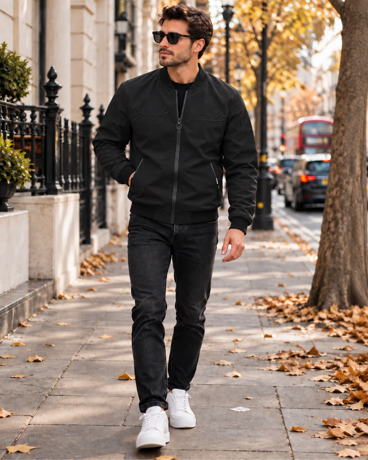 Men’s Embroidered Casual Jacket
