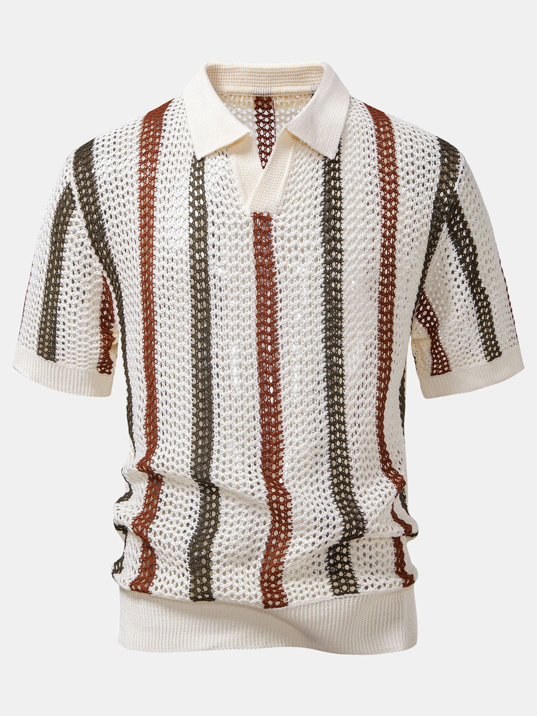 Men’s Casual Knit Polo Set