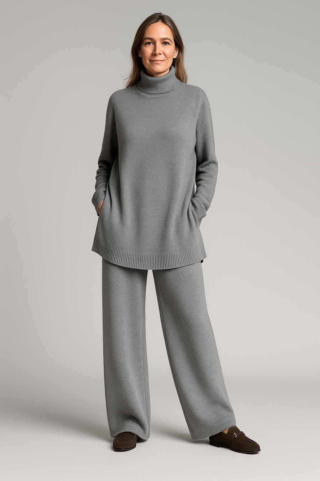 Lilly™ | Loose Knitted Pullover Pants Set