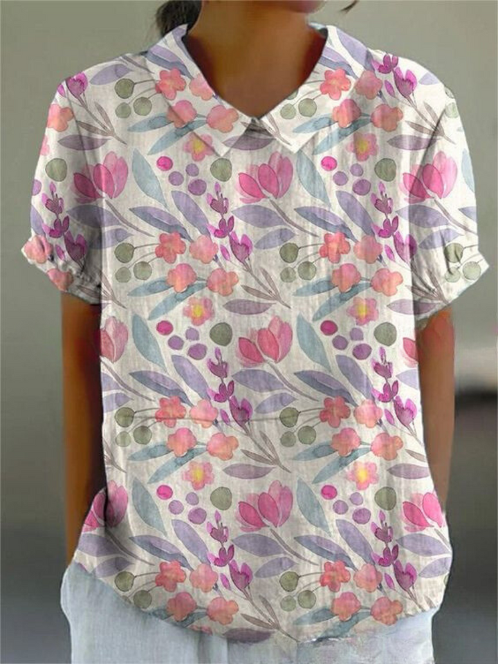 Ragnhild™ | Blomstret Skjorte