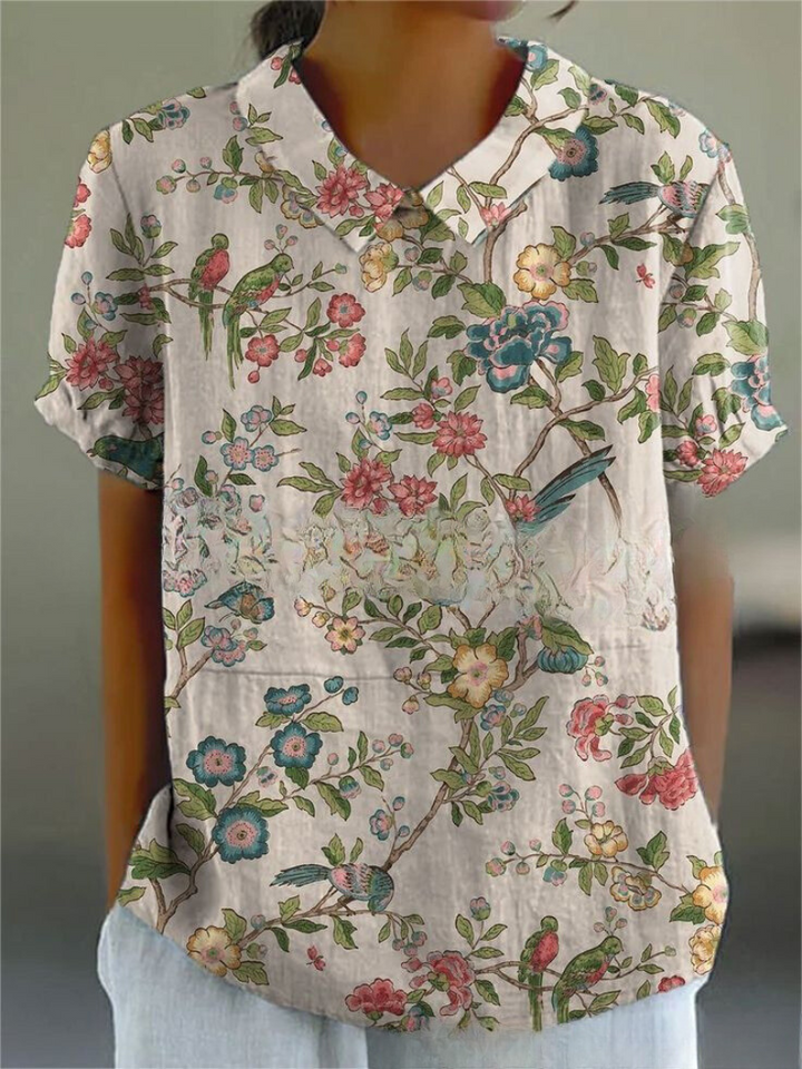 Ragnhild™ | Blomstret Skjorte