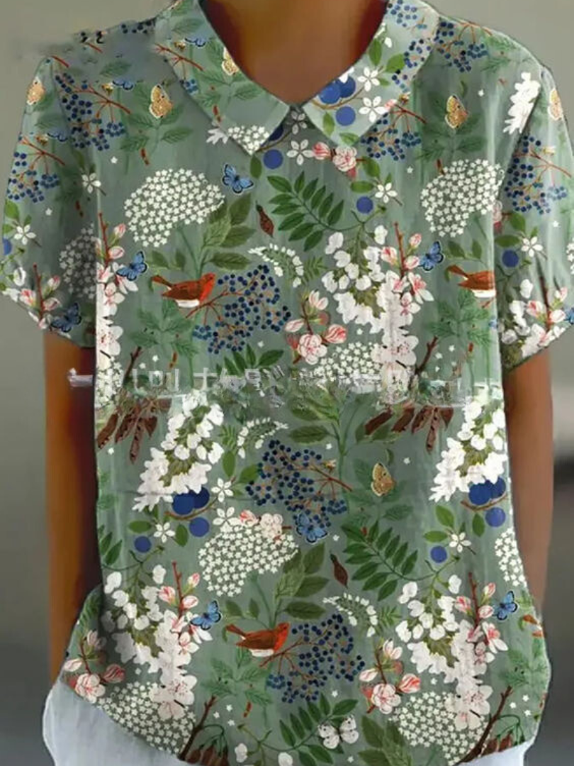 Ragnhild™ | Blomstret Skjorte