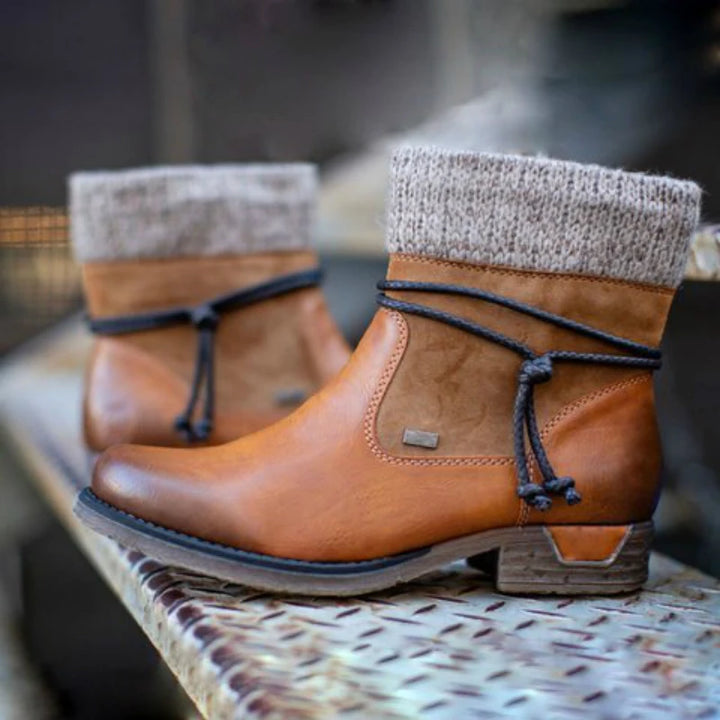 Marry™ - Warm Women`s boots made of vegan leather