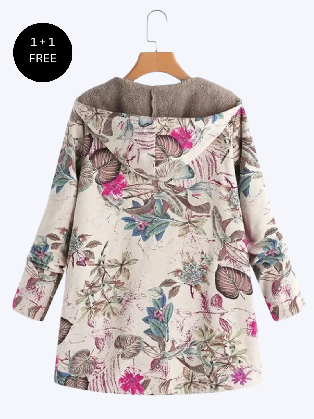 Lara™ | Printed Hooded Coat