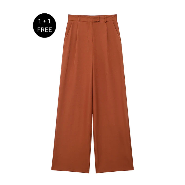 Natalin™- Elegant Zipper Trousers