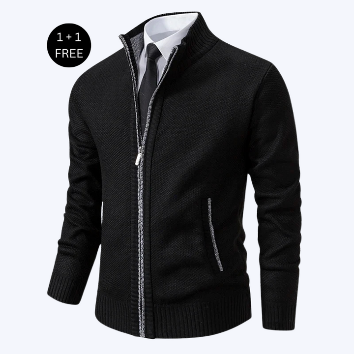 Calvin™-  Casual Zipper Cardigan