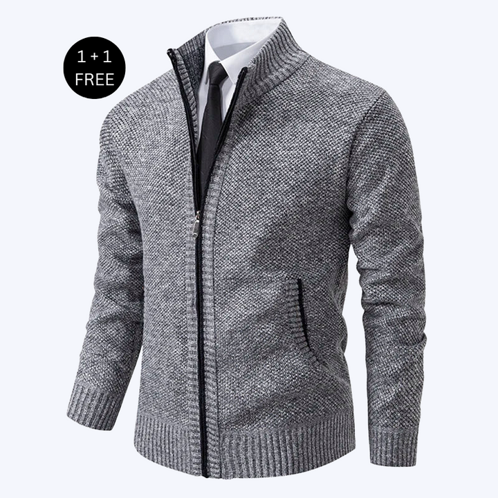 Calvin™-  Casual Zipper Cardigan