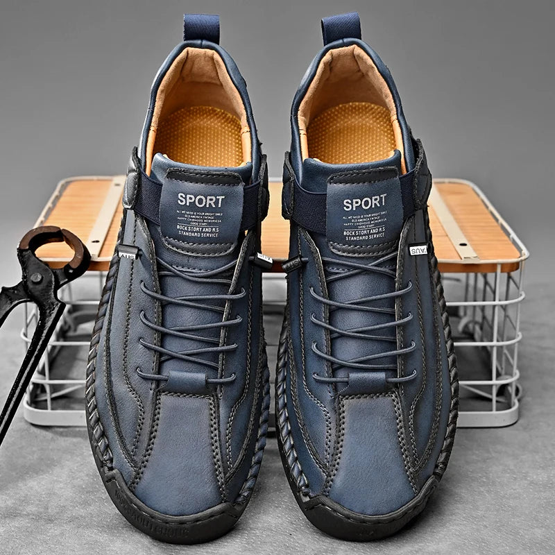 Axton™ – Premium Handmade Leather Loafers