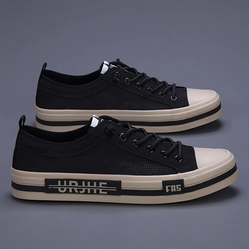 VoltEdge™ – Urban Low-Cut Canvas Sneakers