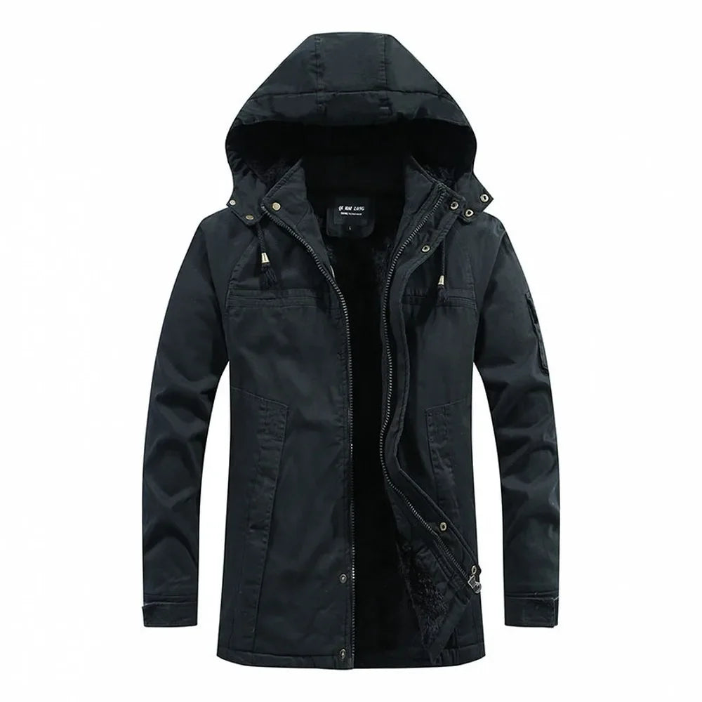 BEN - MEN`S FLEECE HOODED JACKET