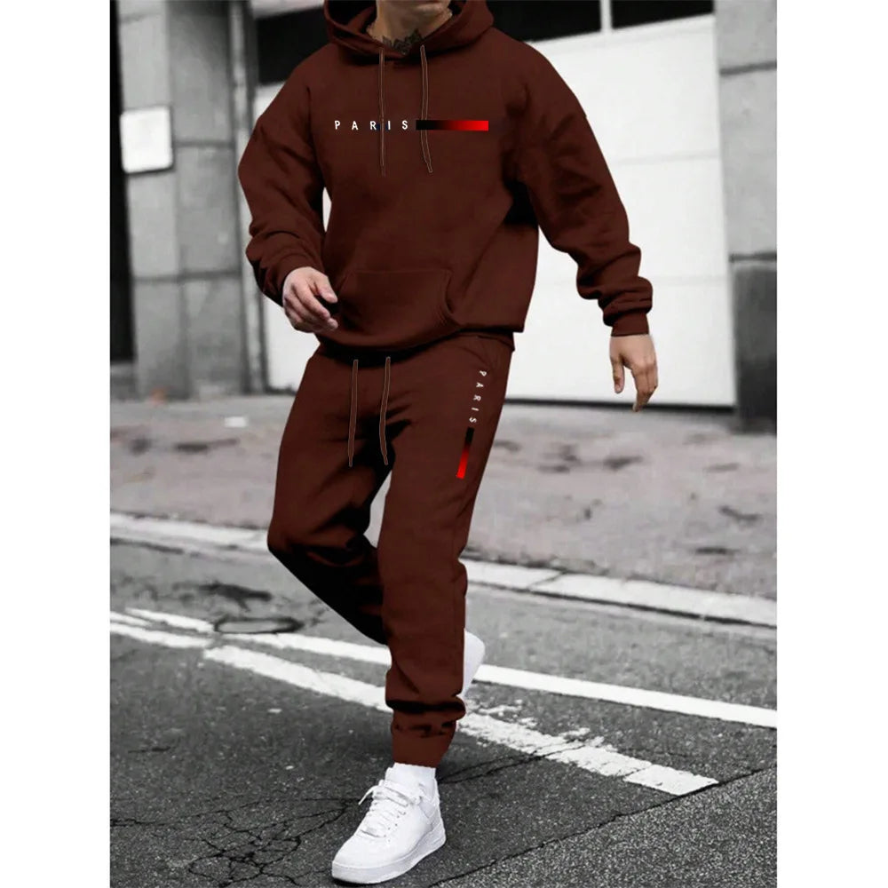 LUCAS™ - Graphic Hoodie & Trousers Set