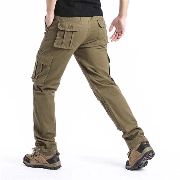 Men’s Casual Cargo Pants – Stretch Multi-Pocket Everyday Pants