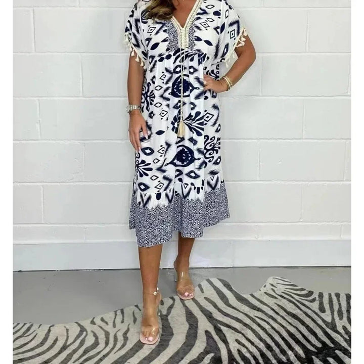 Nelly™ - Printed Casual Dress