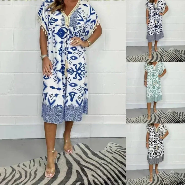 Nelly™ - Printed Casual Dress
