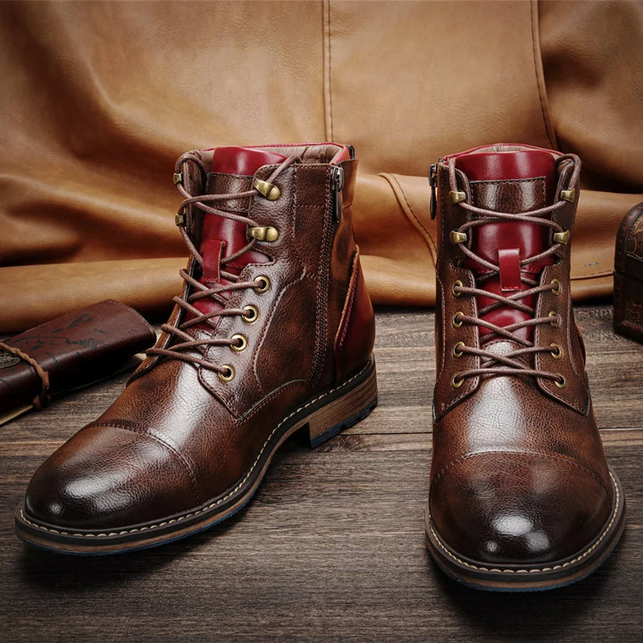 Jay™ - Handmade Premium Leather Oxford Boots For Men