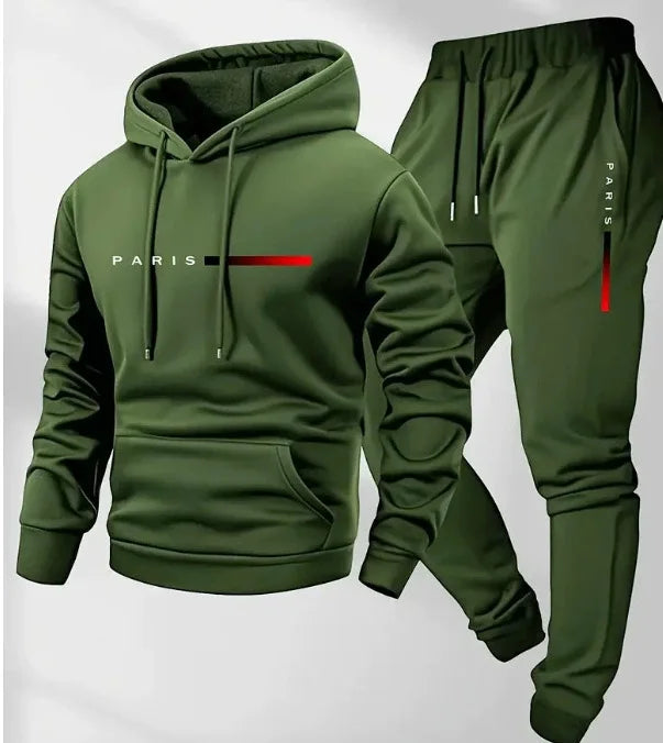 LUCAS™ - Graphic Hoodie & Trousers Set
