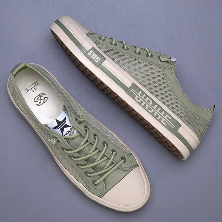VoltEdge™ – Urban Low-Cut Canvas Sneakers