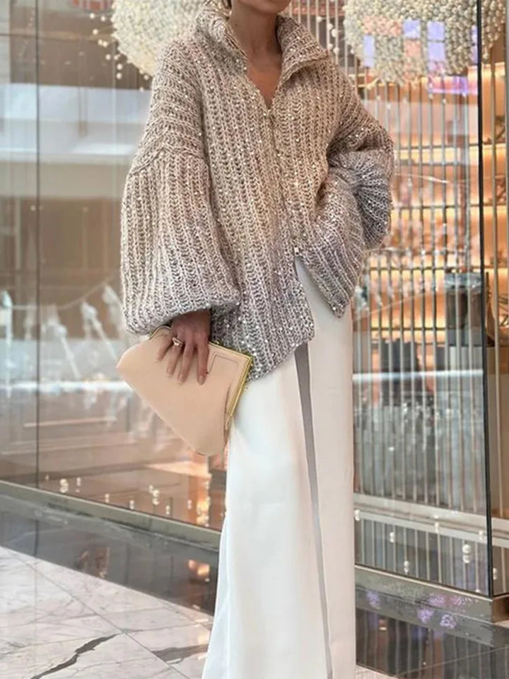 Angelina | Luxurious sweater with elegant details