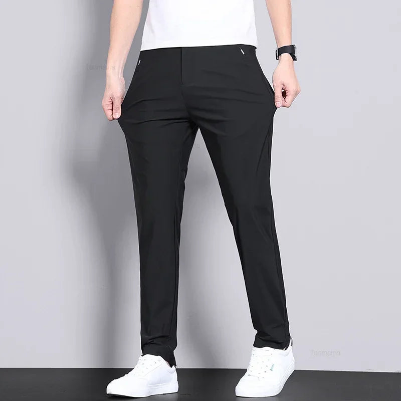 Men’s Smart Casual Trousers – Stretch Business Casual Pants