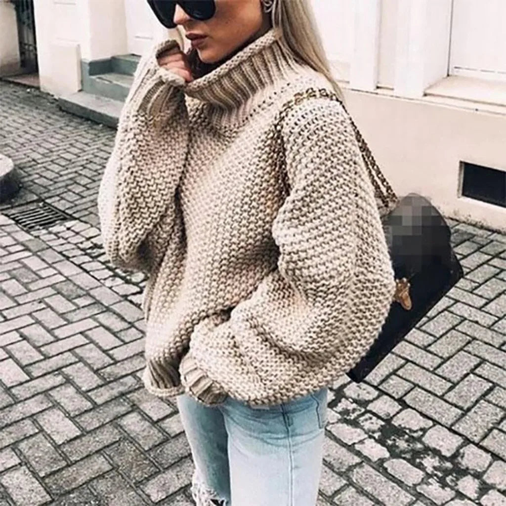 BETTY™ | CHUNKY KNIT TURTLENECK SWEATER