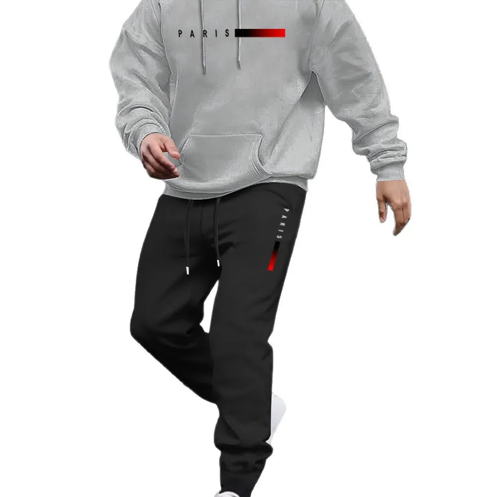 LUCAS™ - Graphic Hoodie & Trousers Set