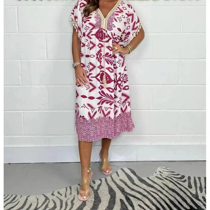 Nelly™ - Printed Casual Dress