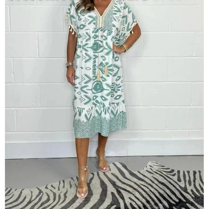 Nelly™ - Printed Casual Dress