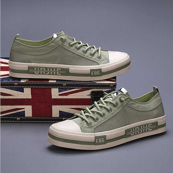 VoltEdge™ – Urban Low-Cut Canvas Sneakers