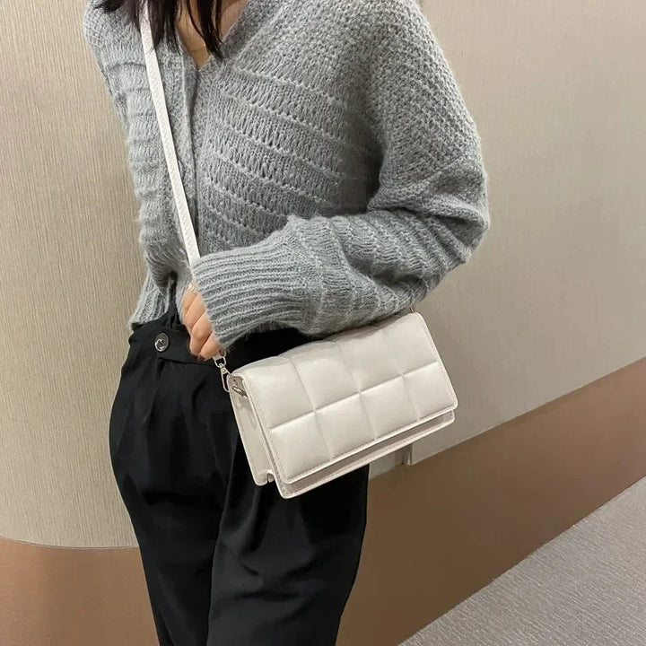 LuxeGrid™  - Mini Quilted Shoulder Bag