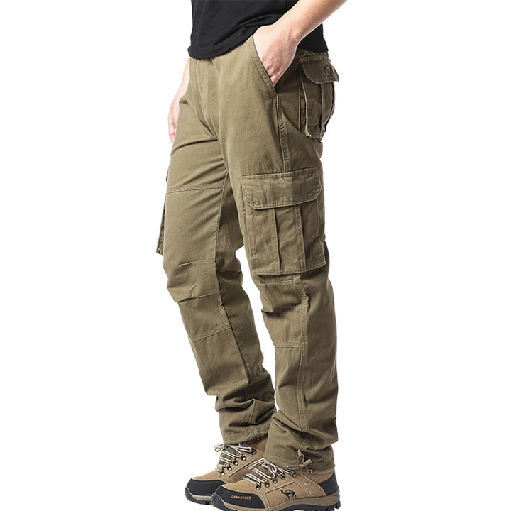 Men’s Casual Cargo Pants – Stretch Multi-Pocket Everyday Pants