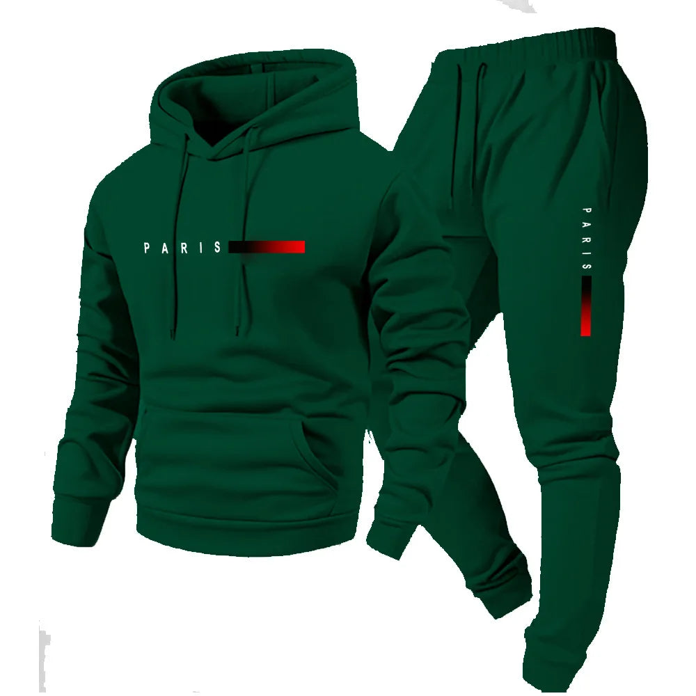LUCAS™ - Graphic Hoodie & Trousers Set