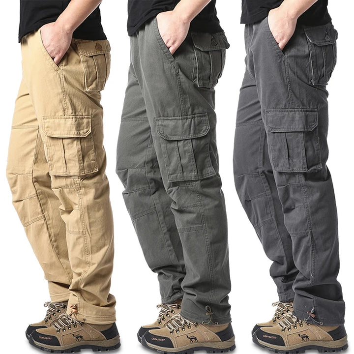 Men’s Casual Cargo Pants – Stretch Multi-Pocket Everyday Pants