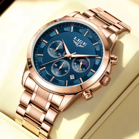 Luxury Black Chronograph
