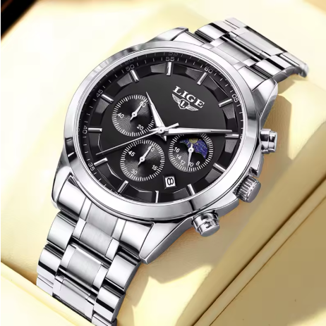 Luxury Black Chronograph