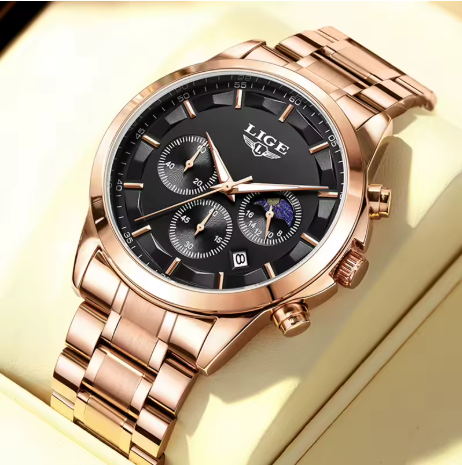 Luxury Black Chronograph