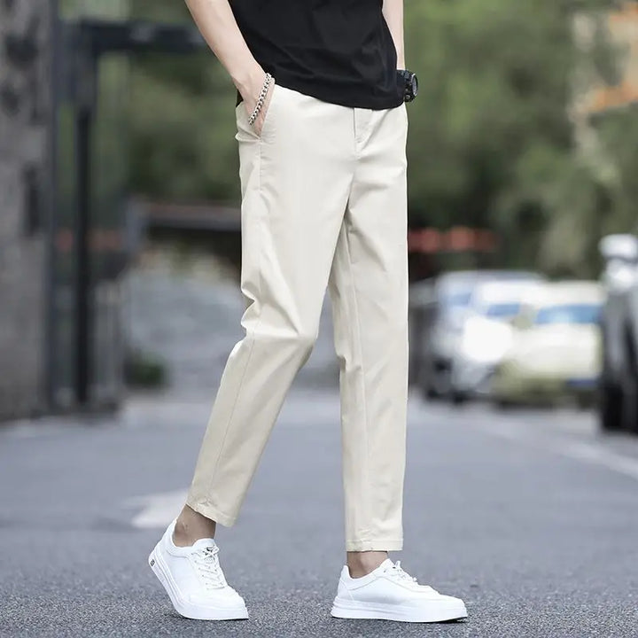 Men’s Stretch Chino Trousers – Slim Fit Smart Casual Pants