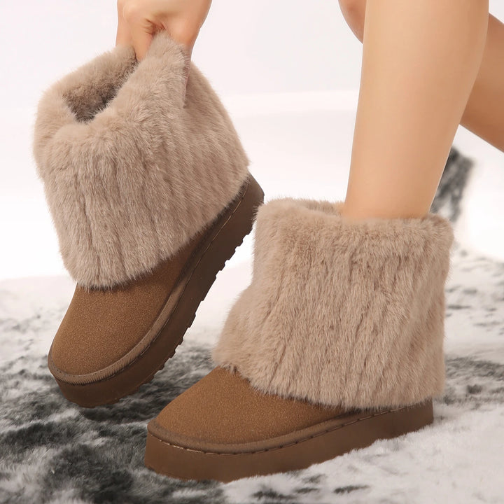 Sierra™ - Elegant Winter Fur Boots