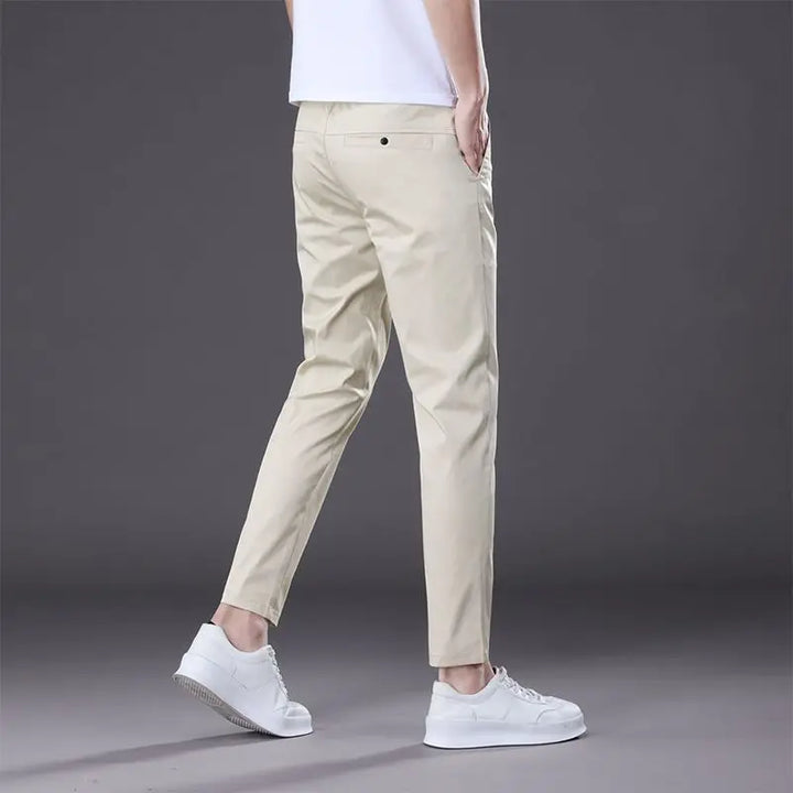Men’s Stretch Chino Trousers – Slim Fit Smart Casual Pants
