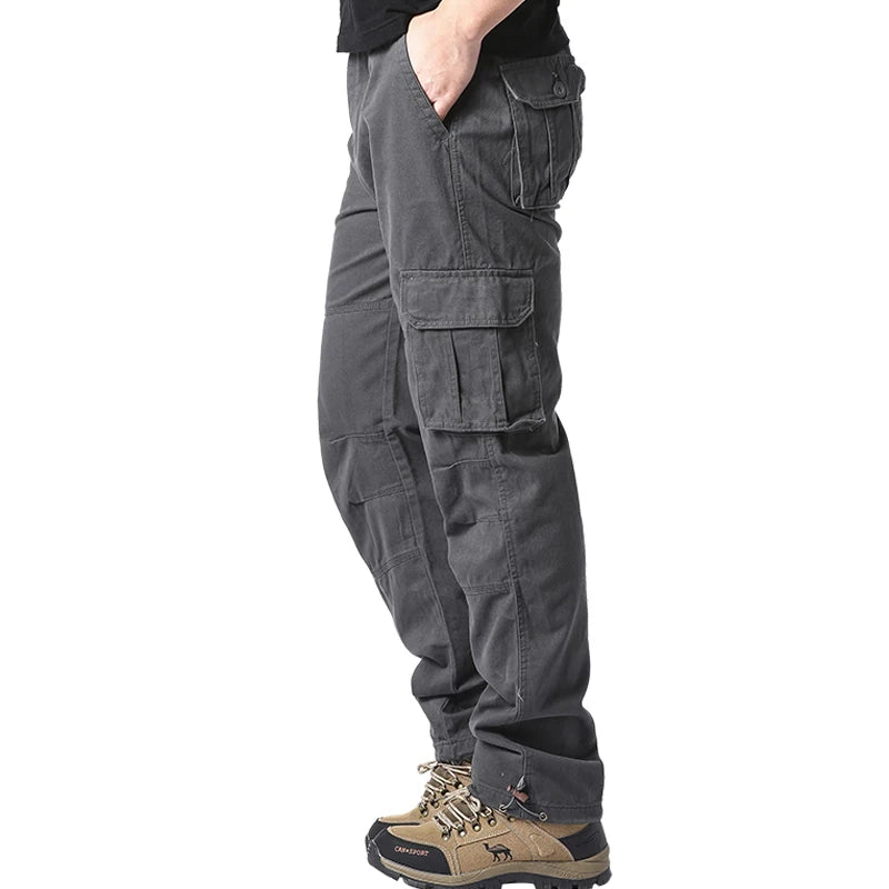 Men’s Casual Cargo Pants – Stretch Multi-Pocket Everyday Pants
