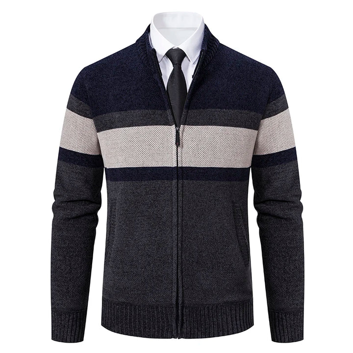 Kendrick - Striped Warm Cardigan