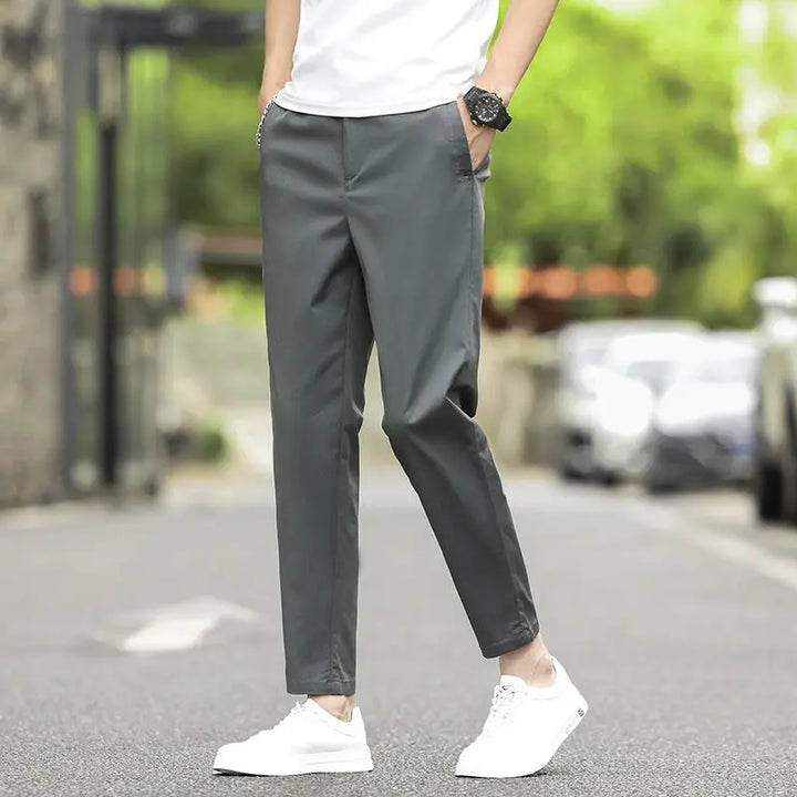 Men’s Stretch Chino Trousers – Slim Fit Smart Casual Pants