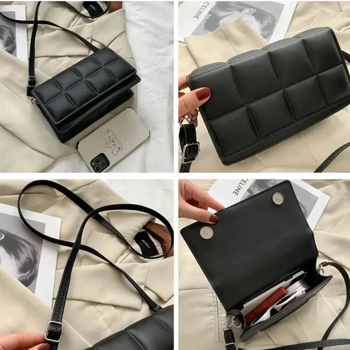 LuxeGrid™  - Mini Quilted Shoulder Bag