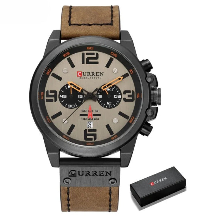 Curren™ Chronograph – Leather Edition
