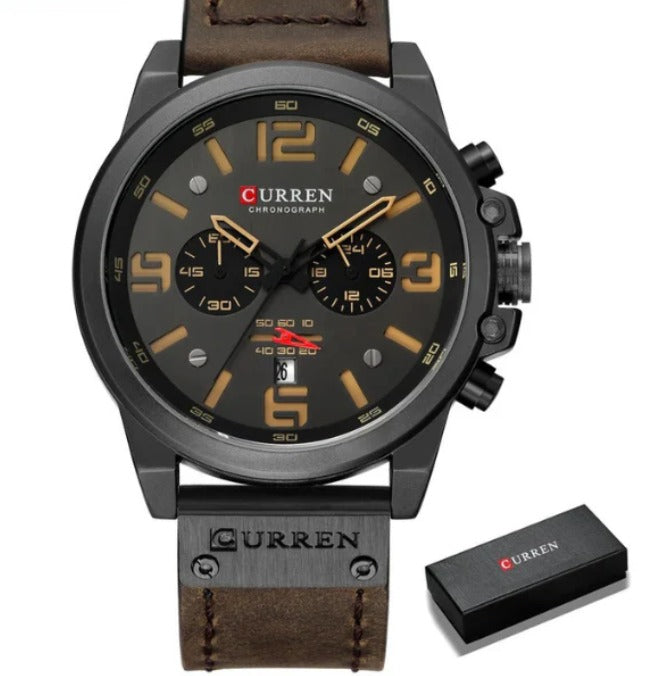 Curren™ Chronograph – Leather Edition