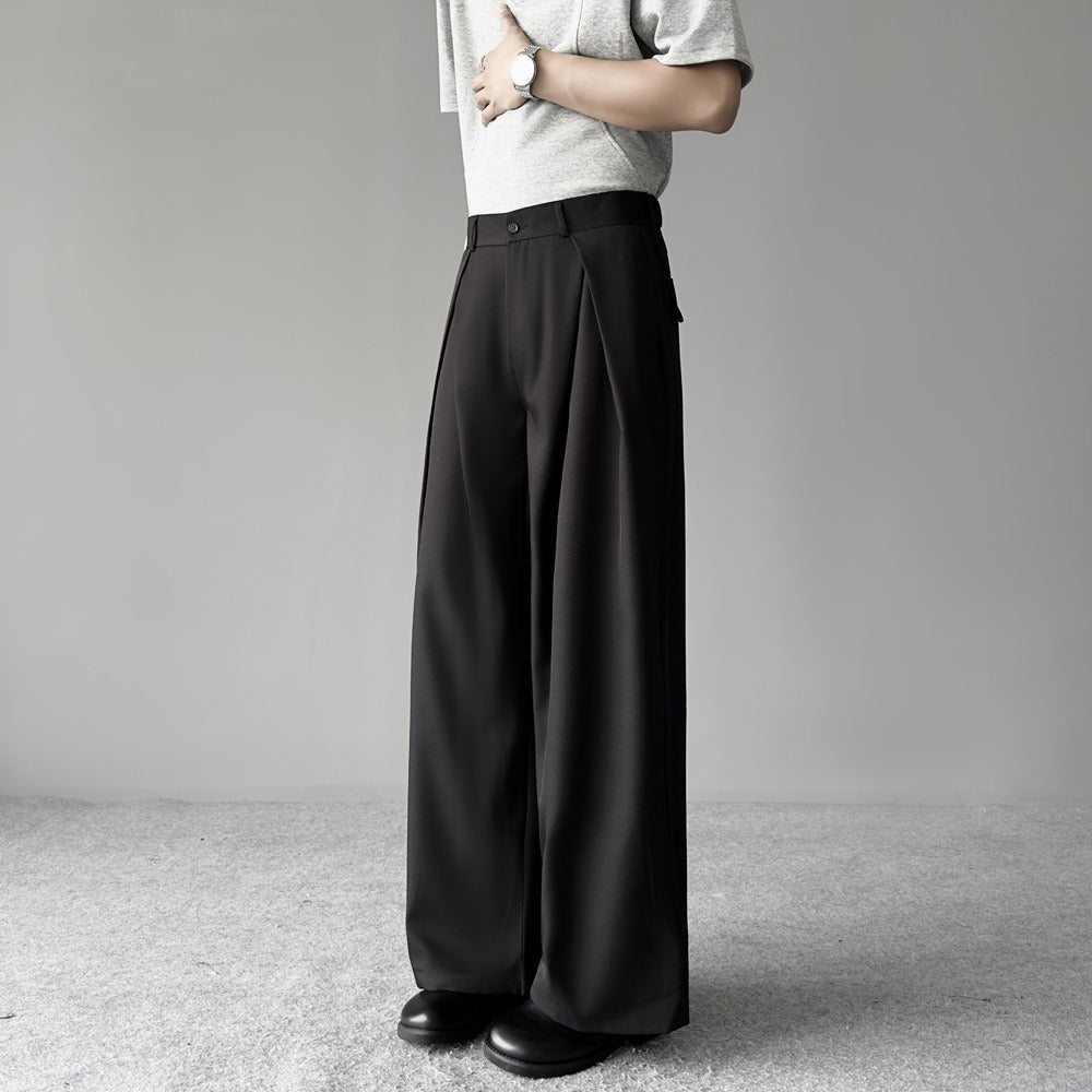 Men’s Wide-Leg Trousers – Relaxed Fit