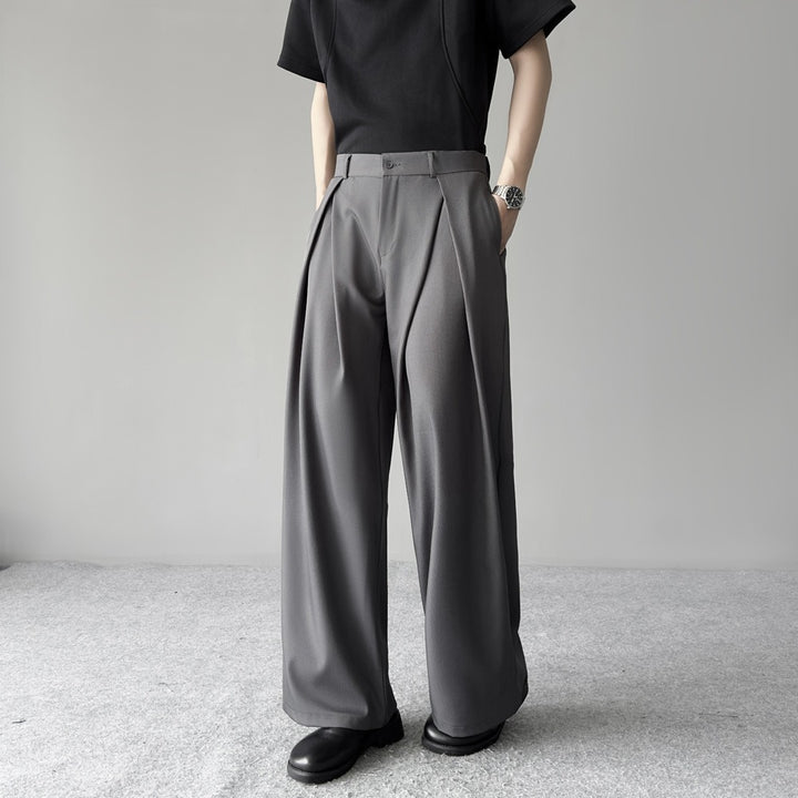 Men’s Wide-Leg Trousers – Relaxed Fit