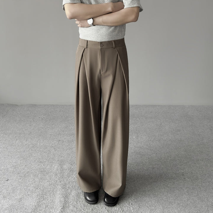 Men’s Wide-Leg Trousers – Relaxed Fit