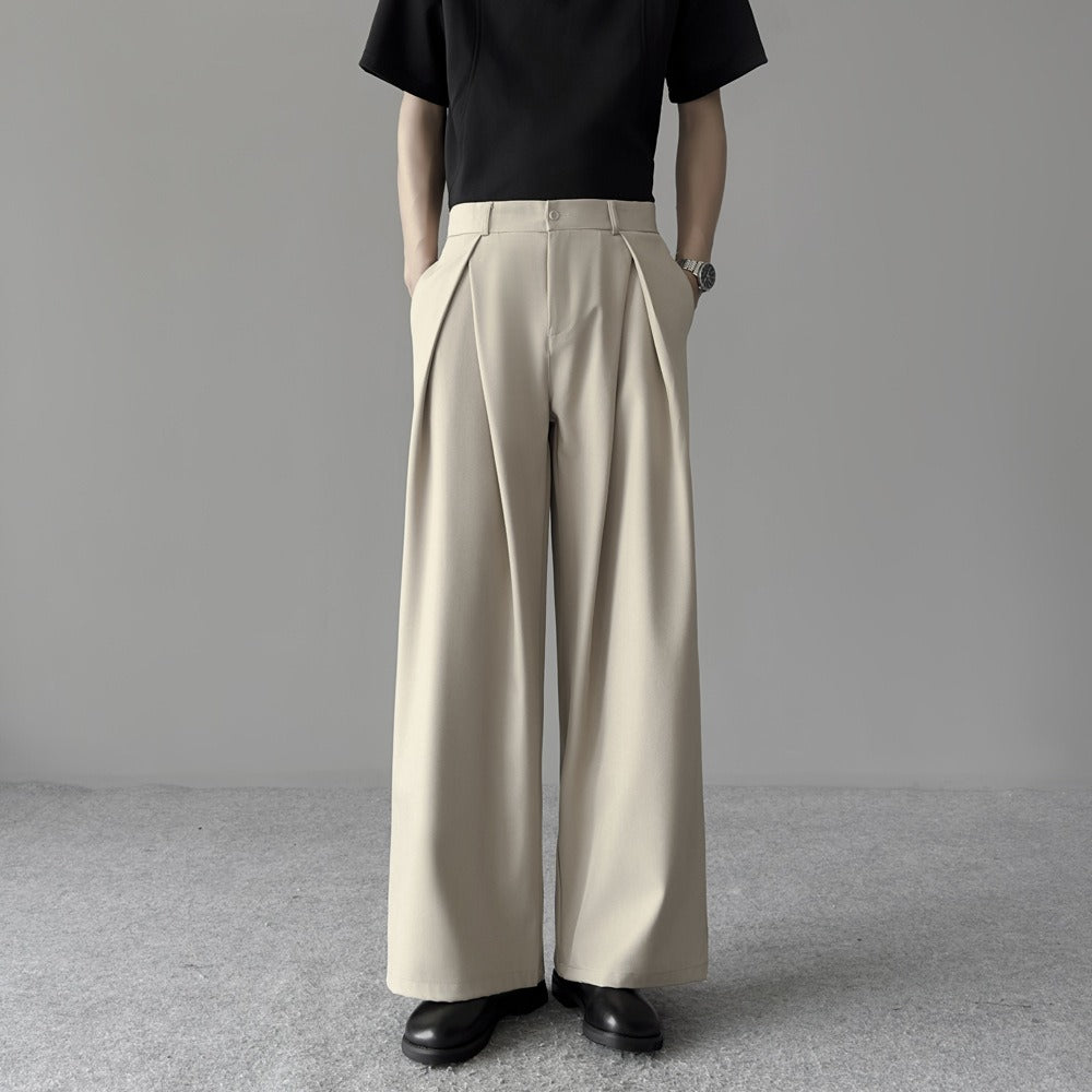 Men’s Wide-Leg Trousers – Relaxed Fit